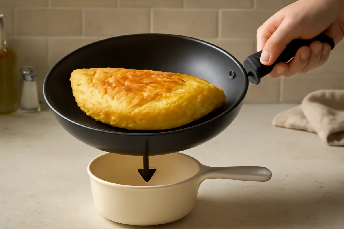 Come ottenere una frittata soffice e dorata? Scopri l’altezza giusta della padella