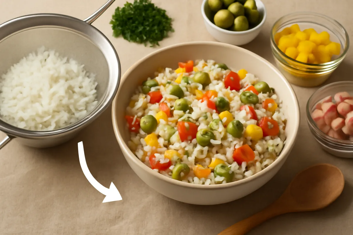 Insalata di riso originale: come evitare che il riso scuoce restando perfettamente sgranato