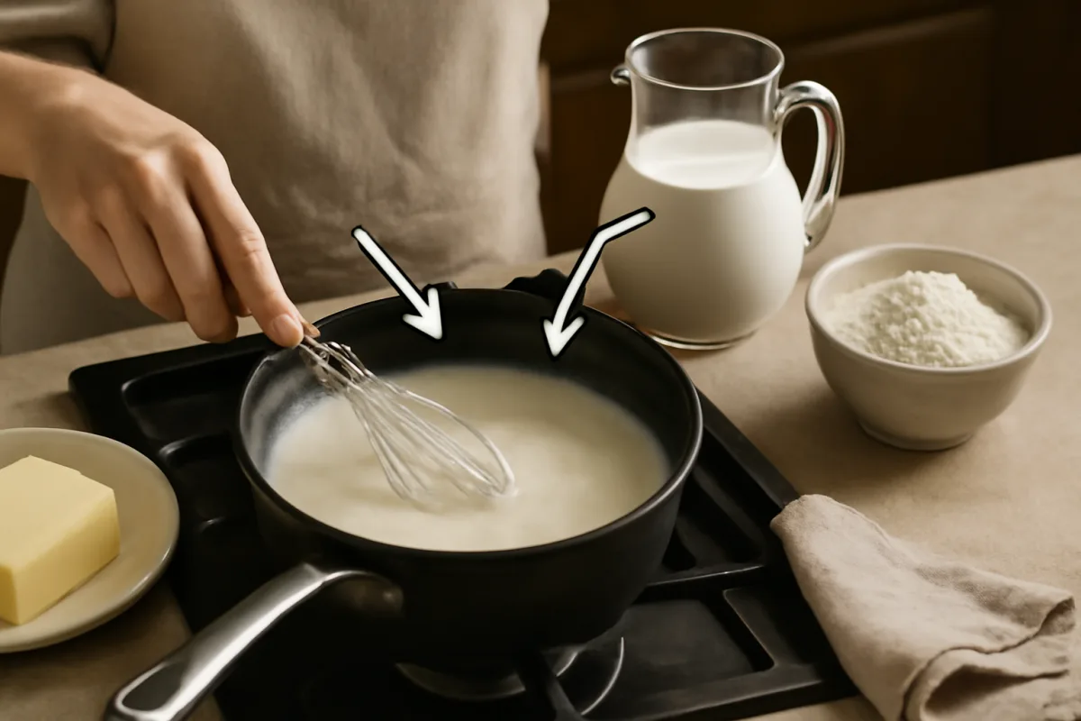 Come preparare la besciamella senza grumi? L’ordine di aggiunta degli ingredienti è fondamentale