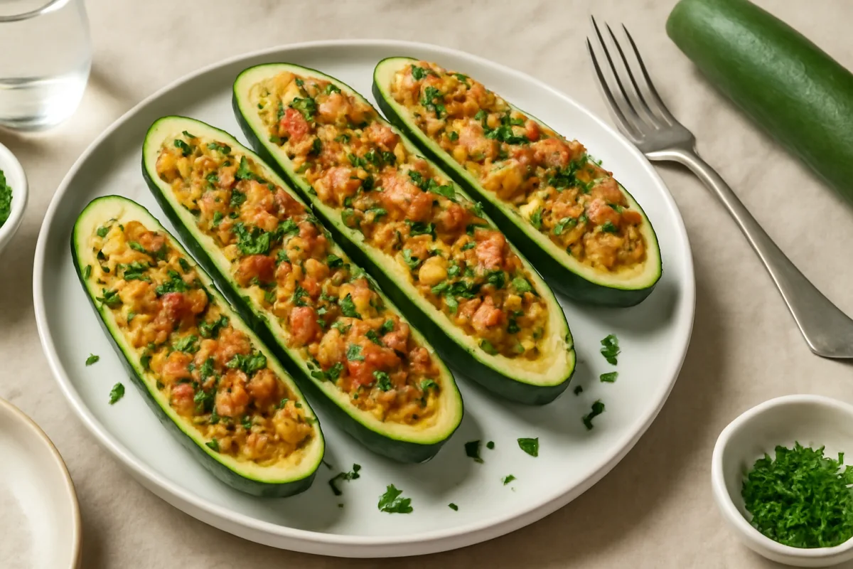 Zucchine ripiene leggere: la farcitura sana e gustosa per una cena leggera
