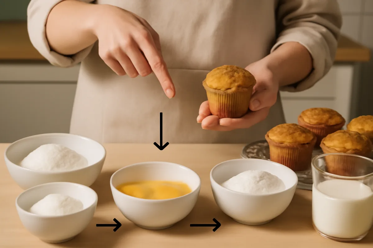 Come evitare l’effetto gommoso nei muffin? L’ordine degli ingredienti è fondamentale