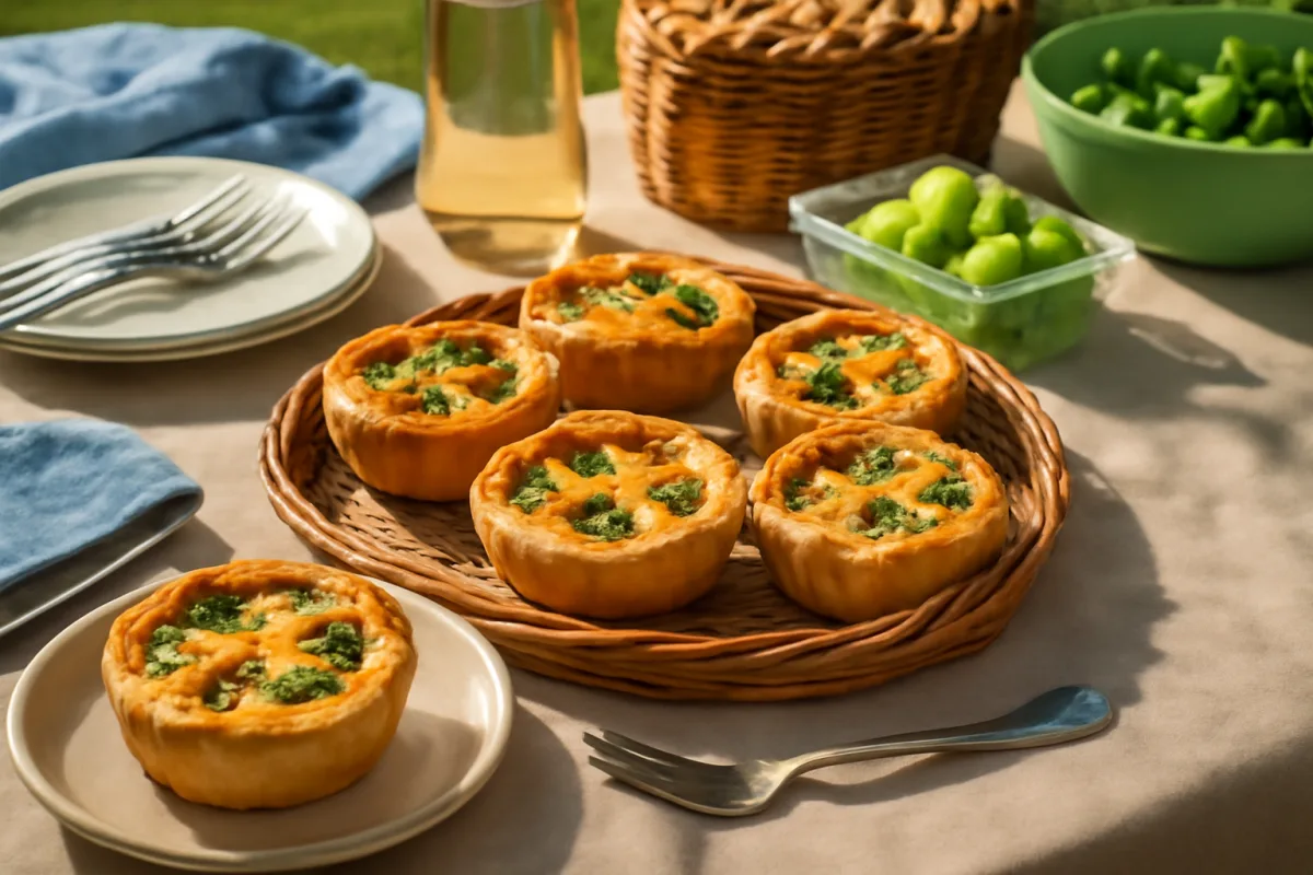 Torta salata monoporzioni: il formato pratico per buffet e picnic