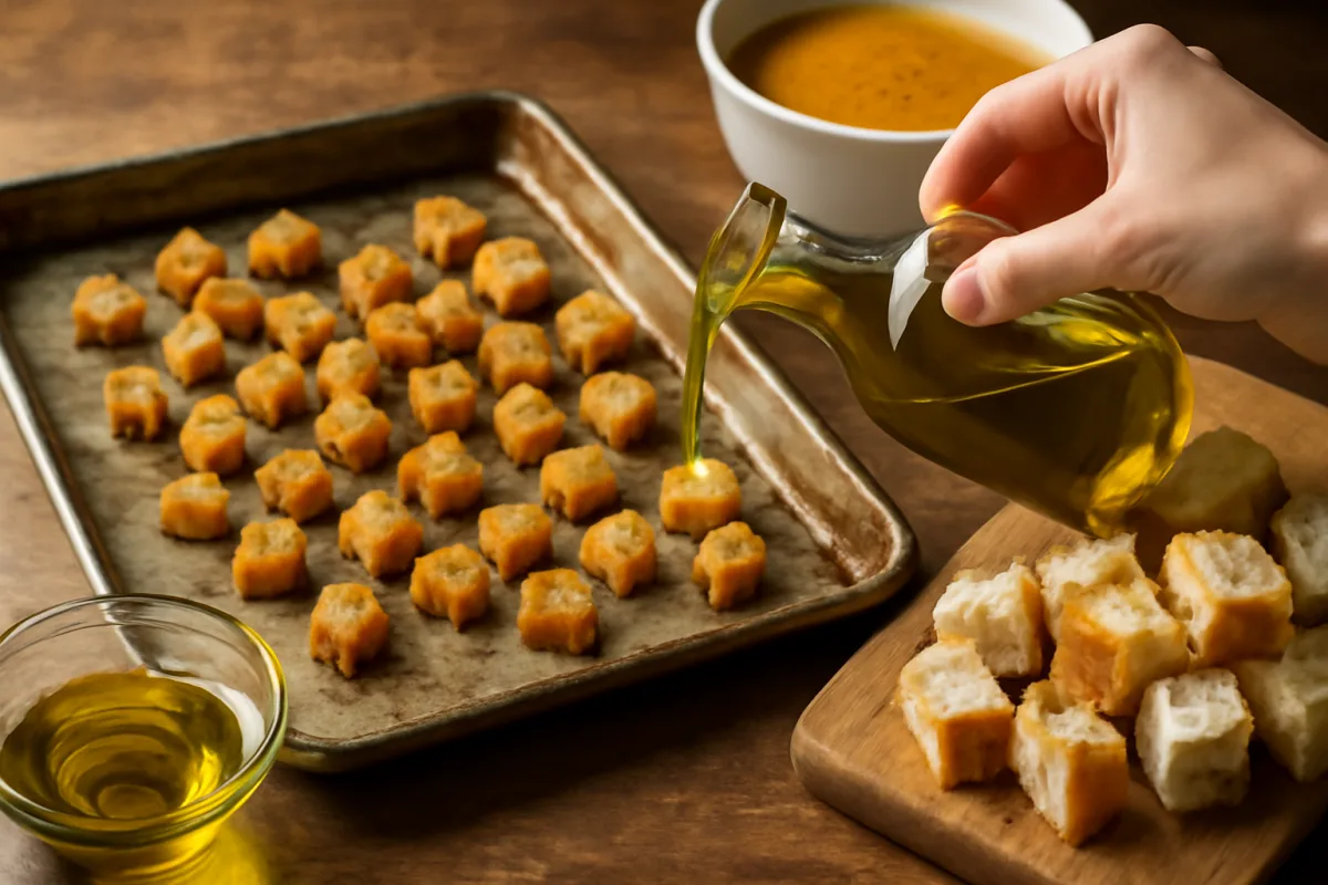 Come fare i crostini per zuppe croccanti e saporiti? Il tipo di olio ideale da usare