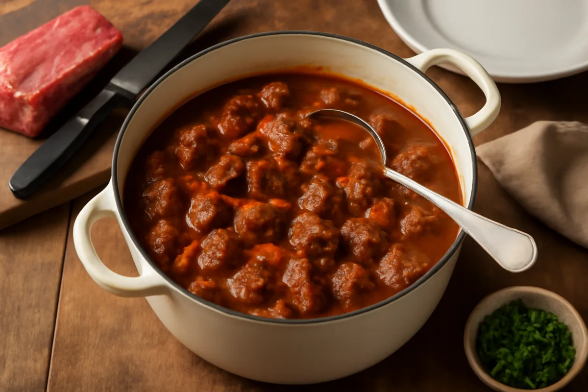 Spezzatino di carne tenero e saporito: il taglio giusto fa la differenza